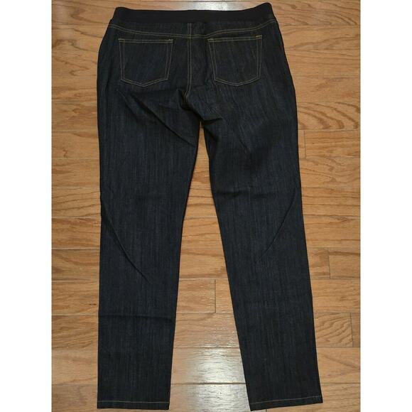 Boston Proper Women's Pull-on Skinny Jeans Jeggings - Dark Wash - Size 14 NWOT - Picture 6 of 6